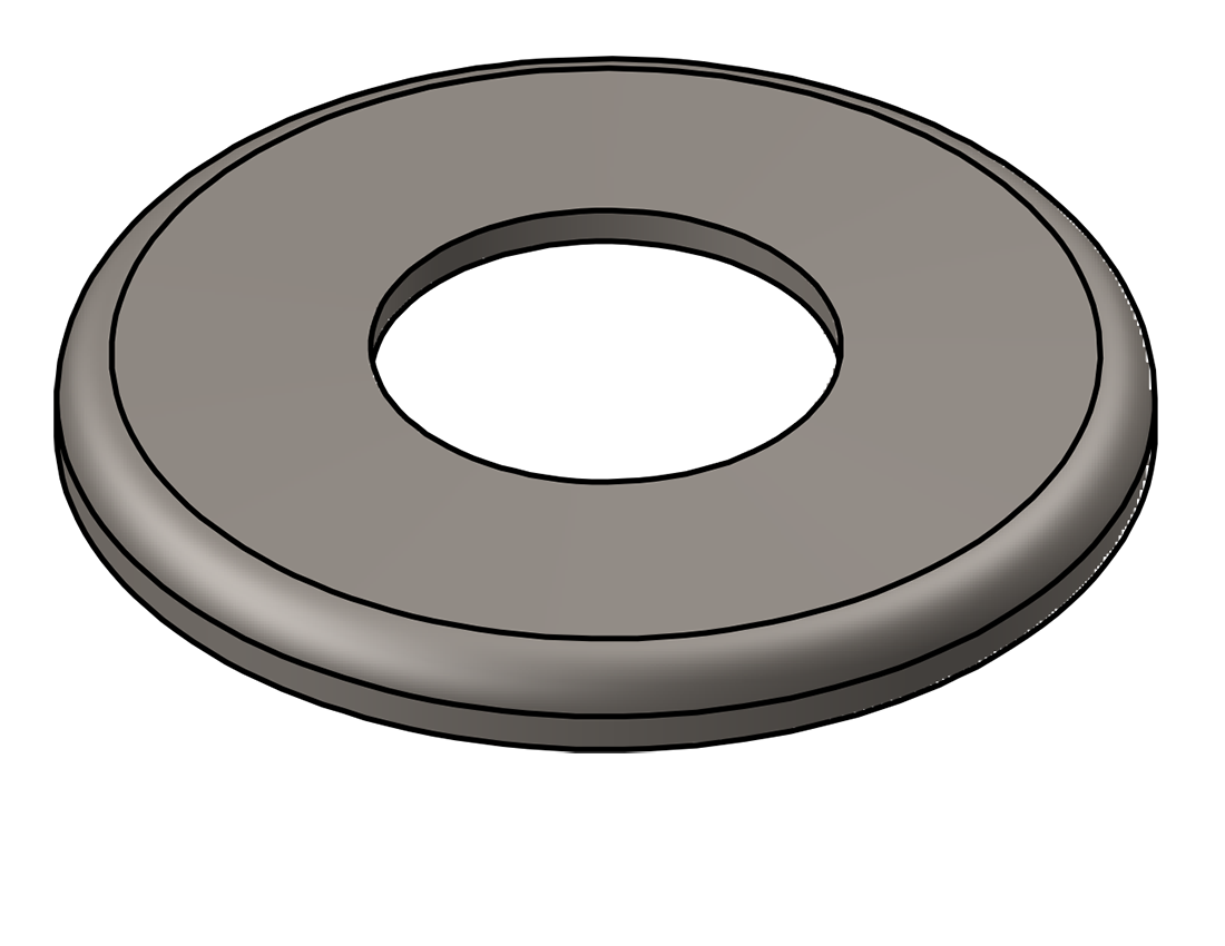 Picture of #RFF1660 - STEEL 1 1/4" PIPE RAISED FLUSH FLANGE