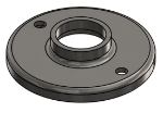 #RF1322-SS - STAINLESS STEEL 1" PIPE RAISED BASE FLANGE