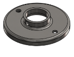 #RF1326-SS - STAINLESS STEEL 1" PIPE RAISED BASE FLANGE