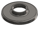 #RF1500-SS - STAINLESS STEEL 1 1/2" TUBE RAISED BASE FLANGE