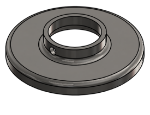 #RF1505-SS - STAINLESS STEEL 1 1/2" TUBE RAISED BASE FLANGE