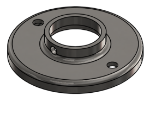 #RF1506-SS - STAINLESS STEEL 1 1/2" TUBE RAISED BASE FLANGE