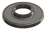 #RF1660-SS - STAINLESS STEEL 1 1/4" PIPE RAISED BASE FLANGE