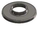 #RF1905-SS - STAINLESS STEEL 1 1/2" PIPE RAISED BASE FLANGE