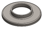 #RF2380 - STEEL 2" PIPE RAISED BASE FLANGE