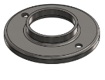 #RF2382-SS - STAINLESS STEEL 2" PIPE RAISED BASE FLANGE