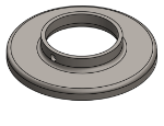 #RF2385 - STEEL 2" PIPE RAISED BASE FLANGE