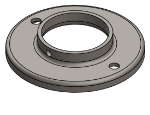 #RF2386 - STEEL 2" PIPE RAISED BASE FLANGE