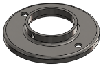 #RF2386-SS - STAINLESS STEEL 2" PIPE RAISED BASE FLANGE