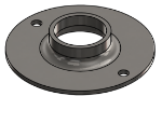 #XFF1502-SS - STAINLESS STEEL 1-1/2" TUBE EXTRA HEAVY FLAT FLANGE