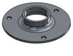 Picture of #XFF1503-AL - ALUMINUM 1-1/2" TUBE EXTRA HEAVY FLAT FLANGE
