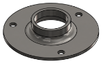 #XFF1503-SS - STAINLESS STEEL 1-1/2" TUBE EXTRA HEAVY FLAT FLANGE