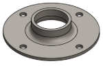 Picture of #XFF1504 - STEEL 1-1/2" TUBE EXTRA HEAVY FLAT FLANGE