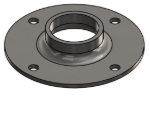 Picture of #XFF1504-SS - STAINLESS STEEL 1-1/2" TUBE EXTRA HEAVY FLAT FLANGE