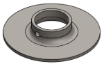 Picture of #XFF1505 - STEEL 1-1/2" TUBE EXTRA HEAVY FLAT FLANGE
