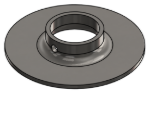 Picture of #XFF1505-SS - STAINLESS STEEL 1-1/2" TUBE EXTRA HEAVY FLAT FLANGE