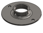 #XFF1506-SS - STAINLESS STEEL 1-1/2" TUBE EXTRA HEAVY FLAT FLANGE