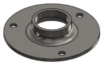 Picture of #XFF1507-SS - STAINLESS STEEL 1-1/2" TUBE EXTRA HEAVY FLAT FLANGE