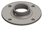 Picture of #XFF1508 - STEEL 1-1/2" TUBE EXTRA HEAVY FLAT FLANGE