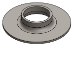 #XFF1660 - STEEL 1-1/4" PIPE EXTRA HEAVY FLAT FLANGE