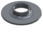Picture of #XFF1660-AL - ALUMINUM 1-1/4" PIPE EXTRA HEAVY FLAT FLANGE