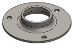 #XFF1663 - STEEL 1-1/4" PIPE EXTRA HEAVY FLAT FLANGE