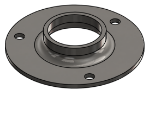 #XFF1663-SS - STAINLESS STEEL 1-1/4" PIPE EXTRA HEAVY FLAT FLANGE