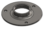 Picture of #XFF1663-SS - STAINLESS STEEL 1-1/4" PIPE EXTRA HEAVY FLAT FLANGE