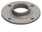 #XFF1664 - STEEL 1-1/4" PIPE EXTRA HEAVY FLAT FLANGE