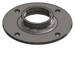 #XFF1664-SS - STAINLESS STEEL 1-1/4" PIPE EXTRA HEAVY FLAT FLANGE