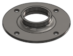 Picture of #XFF1664-SS - STAINLESS STEEL 1-1/4" PIPE EXTRA HEAVY FLAT FLANGE