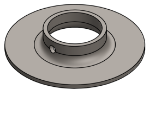 #XFF1665 - STEEL 1-1/4" PIPE EXTRA HEAVY FLAT FLANGE