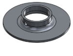 Picture of #XFF1665-AL - ALUMINUM 1-1/4" PIPE EXTRA HEAVY FLAT FLANGE