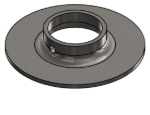 Picture of #XFF1665-SS - STAINLESS STEEL 1-1/4" PIPE EXTRA HEAVY FLAT FLANGE