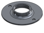 Picture of #XFF1666-AL - ALUMINUM 1-1/4" PIPE EXTRA HEAVY FLAT FLANGE