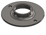 #XFF1666-SS - STAINLESS STEEL 1-1/4" PIPE EXTRA HEAVY FLAT FLANGE