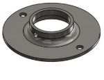 Picture of #XFF1666-SS - STAINLESS STEEL 1-1/4" PIPE EXTRA HEAVY FLAT FLANGE