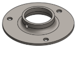 Picture of #XFF1667 - STEEL 1-1/4" PIPE EXTRA HEAVY FLAT FLANGE