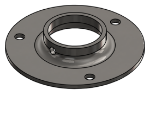 #XFF1667-SS - STAINLESS STEEL 1-1/4" PIPE EXTRA HEAVY FLAT FLANGE