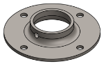 #XFF1668 - STEEL 1-1/4" PIPE EXTRA HEAVY FLAT FLANGE