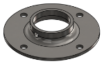 #XFF1668-SS - STAINLESS STEEL 1-1/4" PIPE EXTRA HEAVY FLAT FLANGE