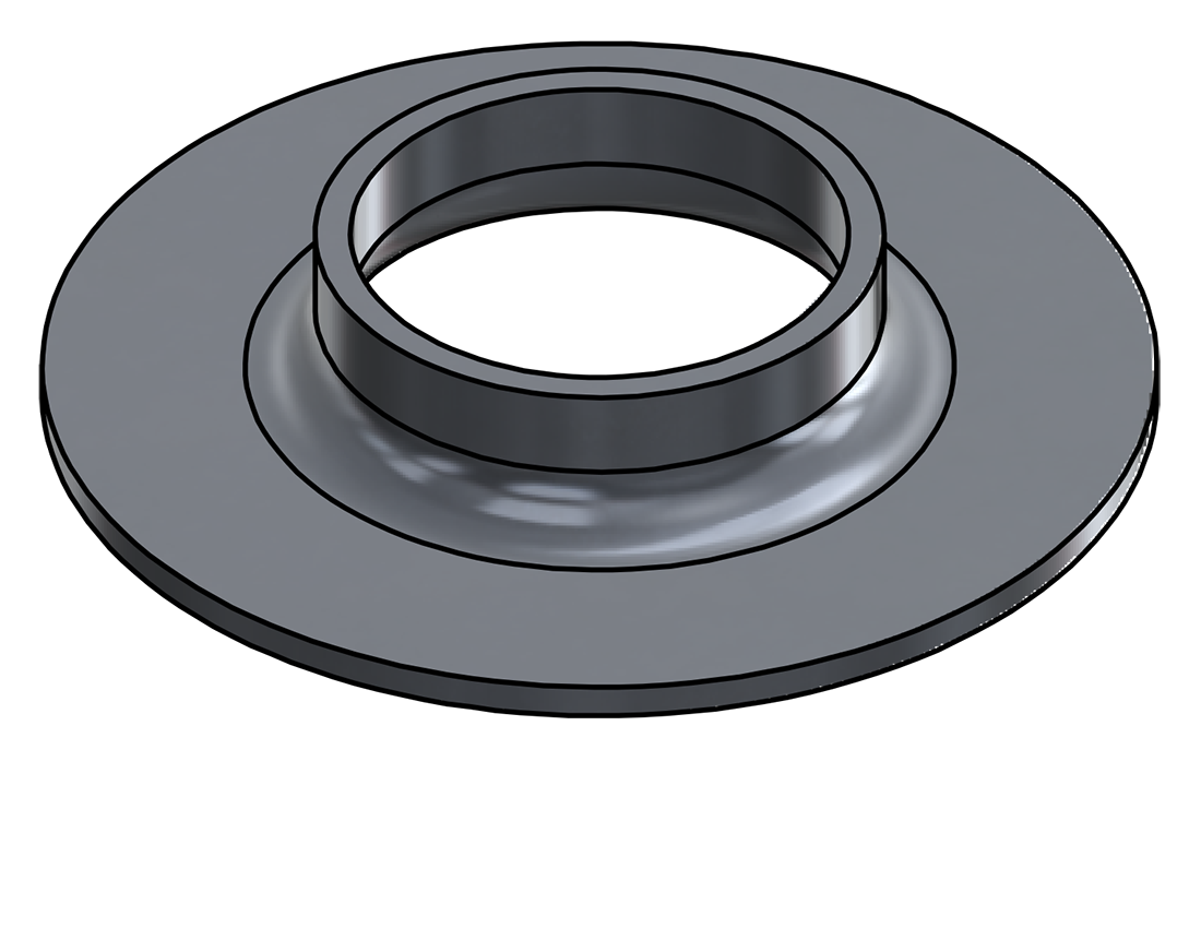 Picture of #XFF1900-AL - ALUMINUM 1-1/2" PIPE EXTRA HEAVY FLAT FLANGE
