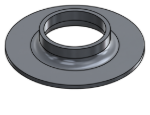 Picture of #XFF1900-AL - ALUMINUM 1-1/2" PIPE EXTRA HEAVY FLAT FLANGE