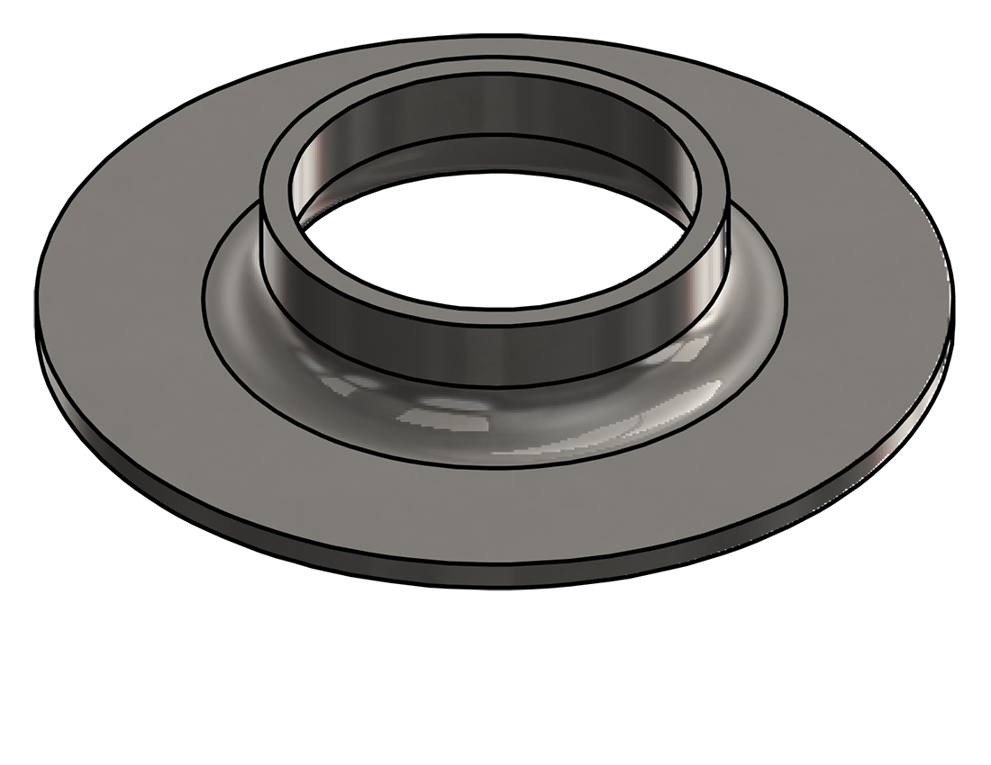 Picture of #XFF1900-SS - STAINLESS STEEL 1-1/2" PIPE EXTRA HEAVY FLAT FLANGE