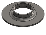 #XFF1900-SS - STAINLESS STEEL 1-1/2" PIPE EXTRA HEAVY FLAT FLANGE