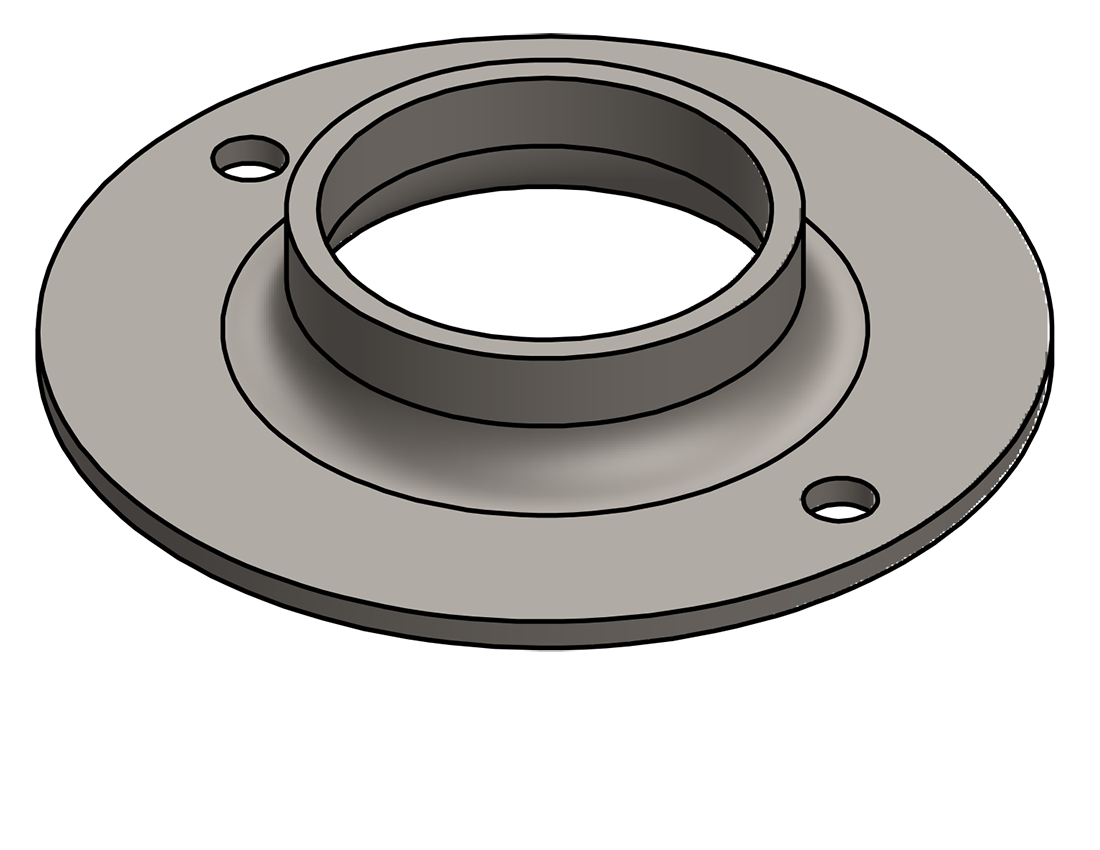 Picture of #XFF1902 - STEEL 1-1/2" PIPE EXTRA HEAVY FLAT FLANGE