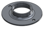 Picture of #XFF1902-AL - ALUMINUM 1-1/2" PIPE EXTRA HEAVY FLAT FLANGE