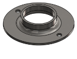 #XFF1902-SS - STAINLESS STEEL 1-1/2" PIPE EXTRA HEAVY FLAT FLANGE