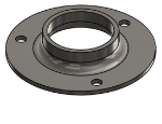 #XFF1903-SS - STAINLESS STEEL 1-1/2" PIPE EXTRA HEAVY FLAT FLANGE