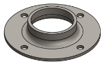 #XFF1904 - STEEL 1-1/2" PIPE EXTRA HEAVY FLAT FLANGE